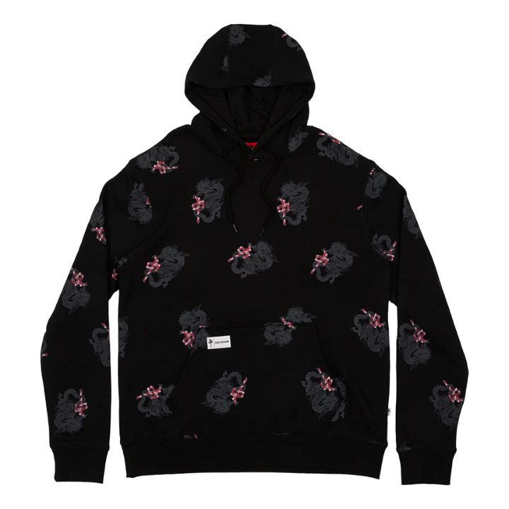 HOODY CHUNG DRAGON - BLK